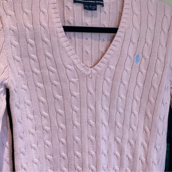 Ralph Lauren Sport light pink sweater - Picture 3 of 10